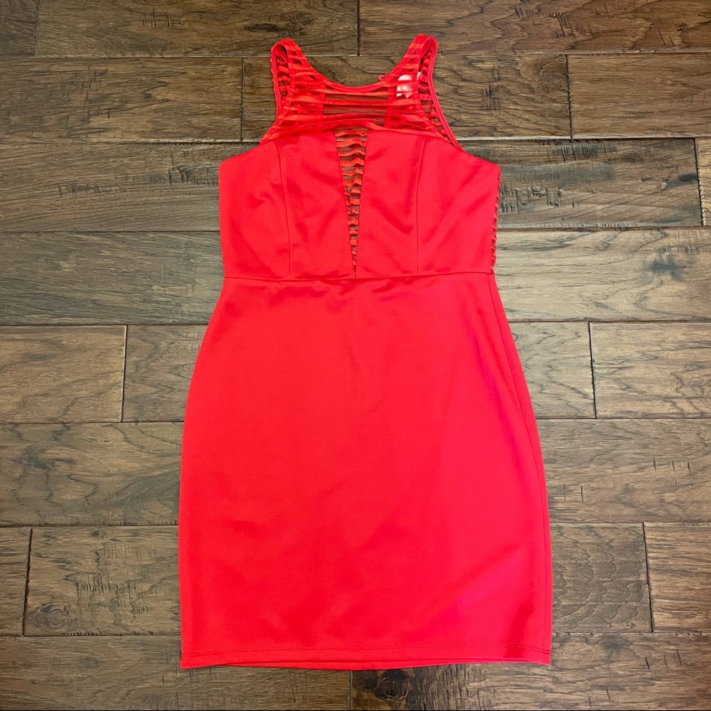 LATISTE Red mini dress